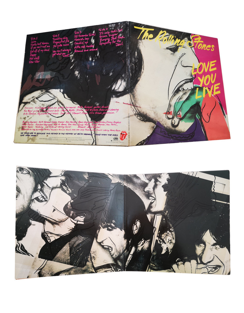 Andy Warhol, The Rolling Stones / "Love you Live", 1977