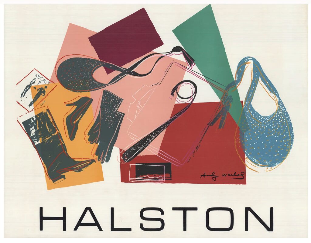 Andy Warhol, Halston Advertising Campaign Poster, 1982