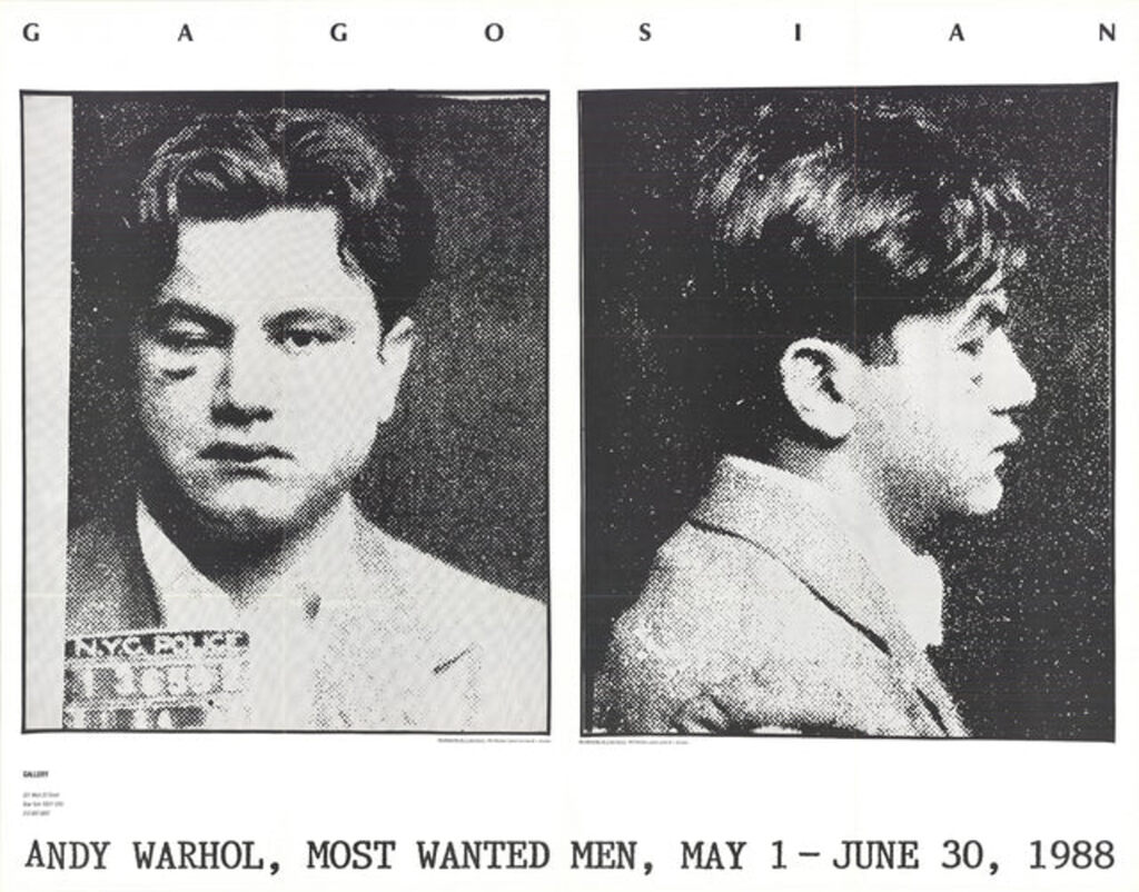 Andy Warhol, Most Wanted Men, No. 2 John Victor G., 1988