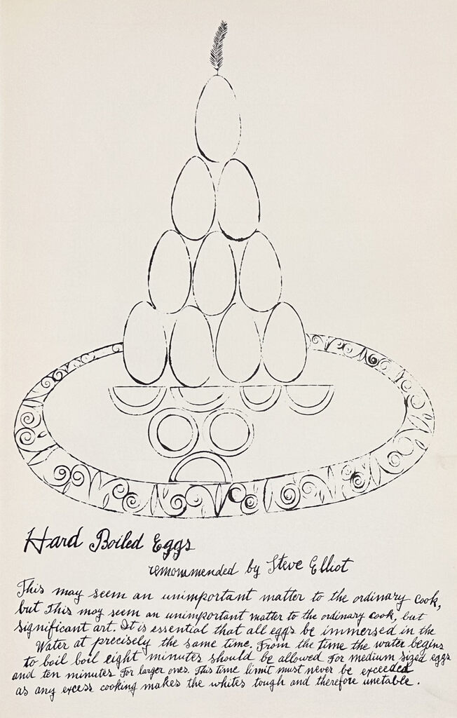 Andy Warhol, Hard Boiled Eggs, 1959