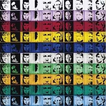 Andy Warhol, Portrait of the Artists from Ten from Leo Castelli (F&S 17), 1967
