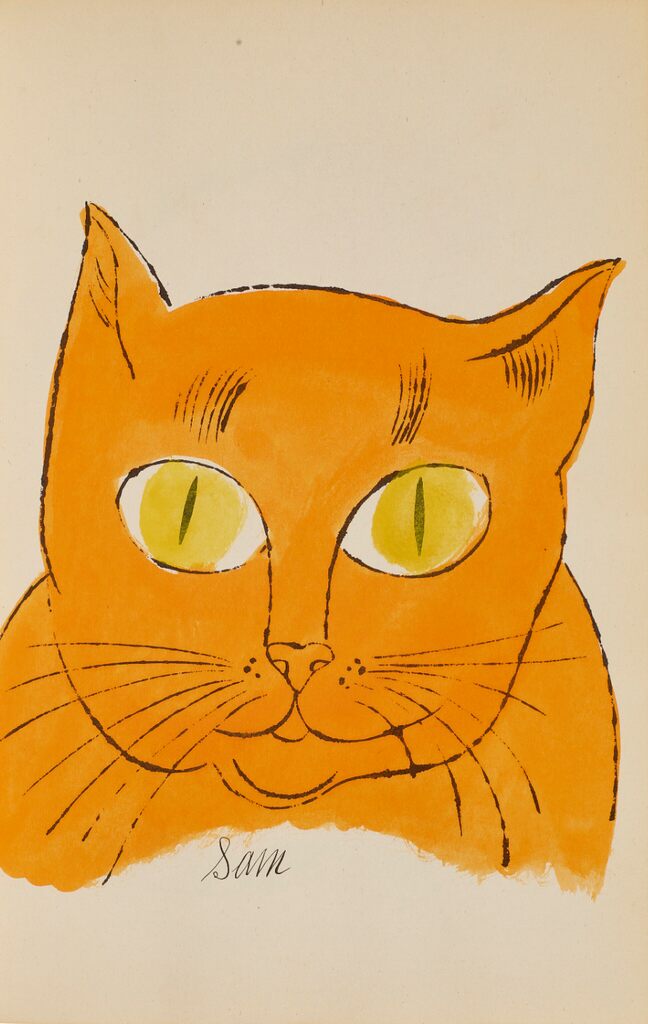 Andy Warhol, Sam Cat, 1954