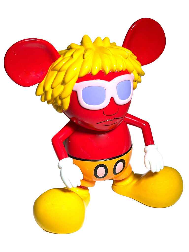 Andy Warhol, Keith Haring Andy Mouse art toy, 2005
