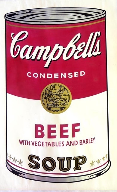 Andy Warhol, Campbell’s Soup 1 - Beef, F.S.II.49, 1968