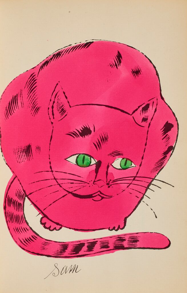 Andy Warhol, Sam Cat, 1954