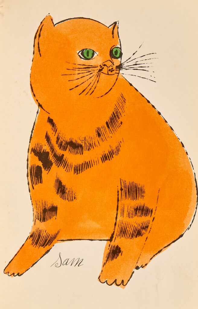 Andy Warhol, Sam Cat, 1954