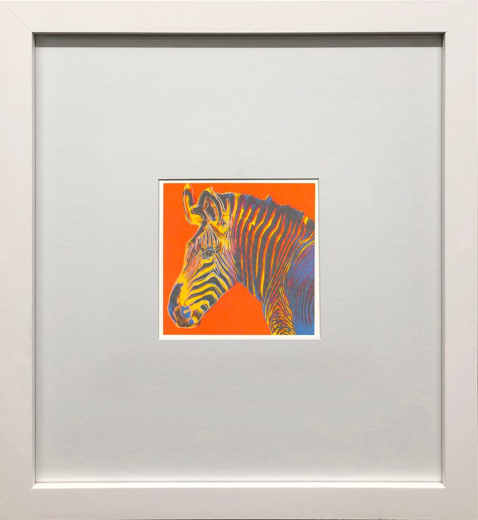 Endangered Species: Grevy's Zebra Vintage Pop Art, image 1