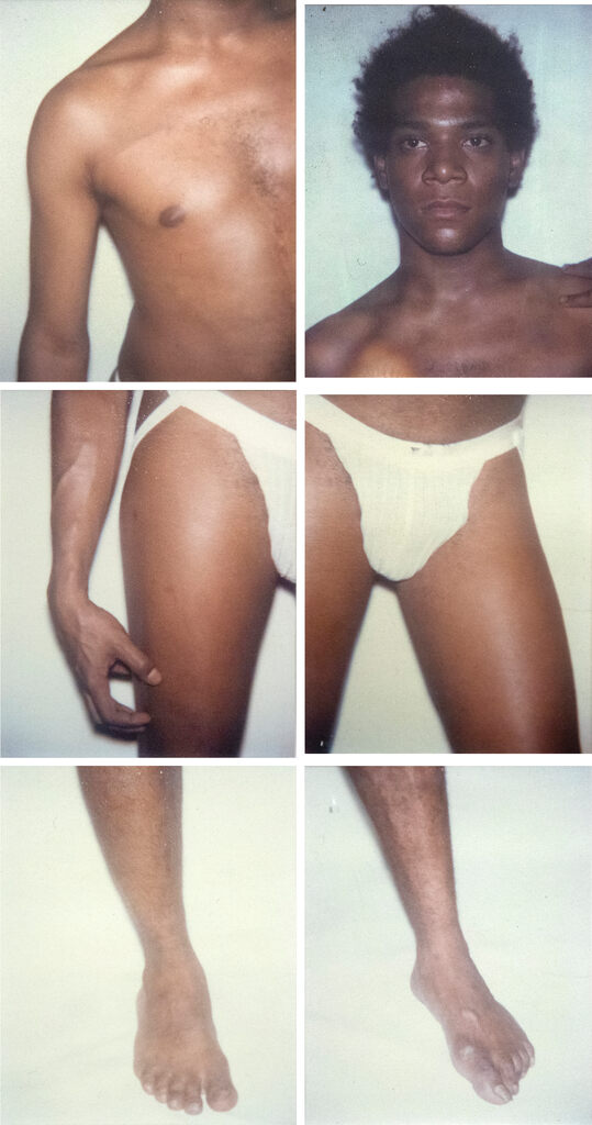 Andy Warhol, Jean-Michel Basquiat (Six Polaroids), 1983