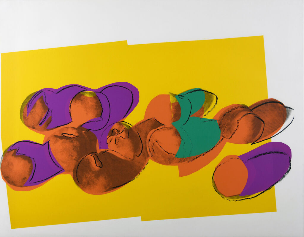Andy Warhol, Space Fruit: Peaches (FS II.202), 1979
