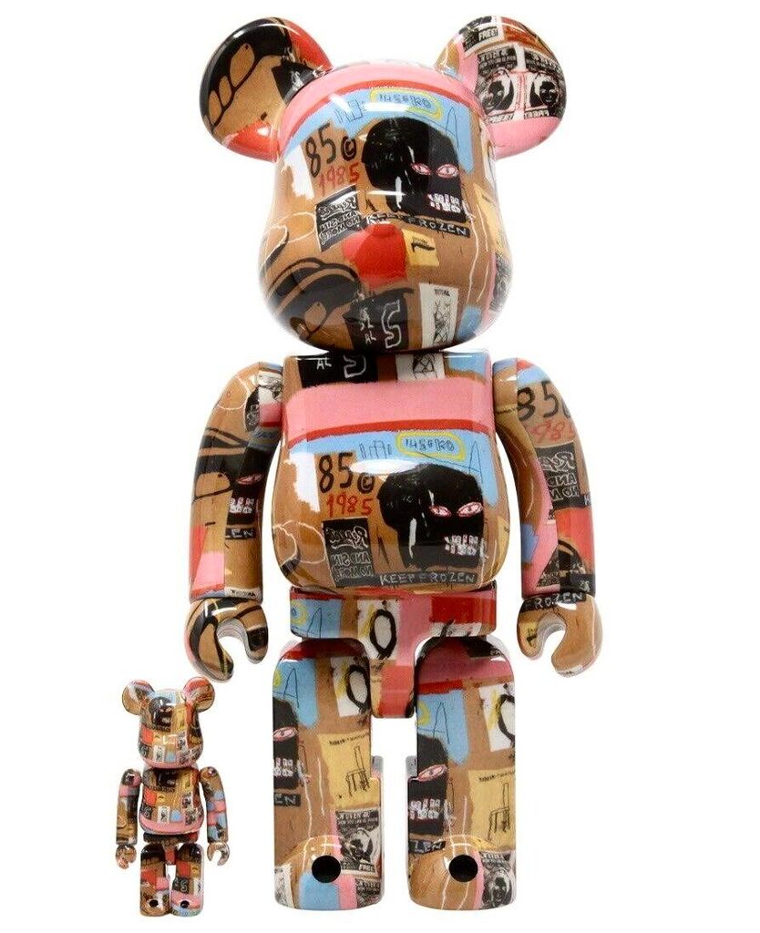 Warhol Basquiat Be@rbrick 400% figure (Basquiat Warhol Bearbrick), image 1