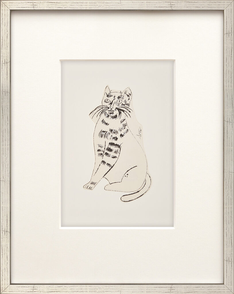 Andy Warhol, Sam, from "25 Cats Name Sam and One Blue Pussy" F.S. IV. 55, 1954