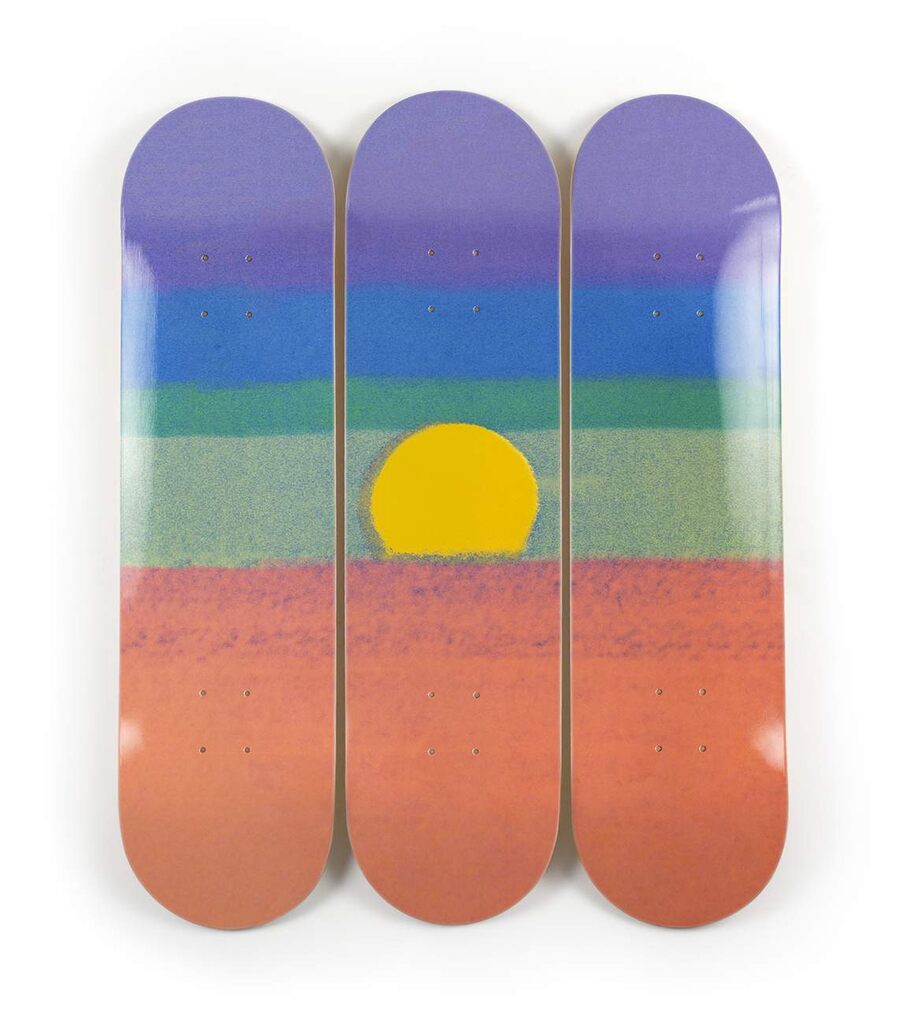 Sunset (Orange) Skateboard Decks, image 1