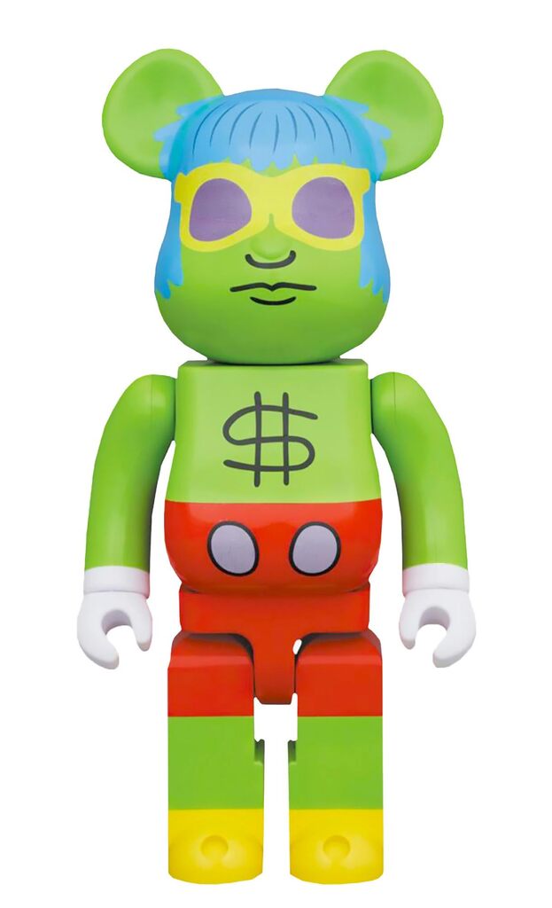 Andy Warhol, Keith Haring Andy Warhol Bearbrick 400% (Haring Warhol BE@RBRICK), 2022