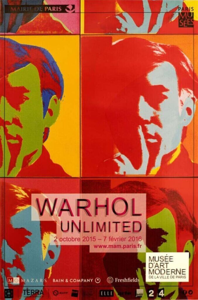 Andy Warhol, “Warhol Unlimited” Original Vintage Pop Poster, 2016