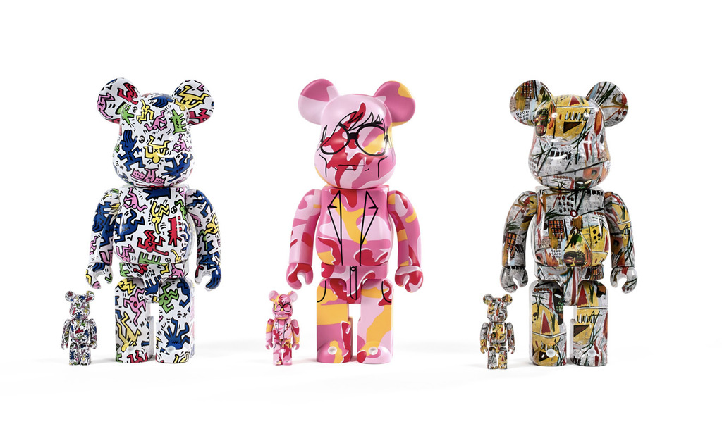 Andy Warhol, Basquiat, Warhol, Haring 400% Be@rbrick (Set of 3 1st Versions), 2017