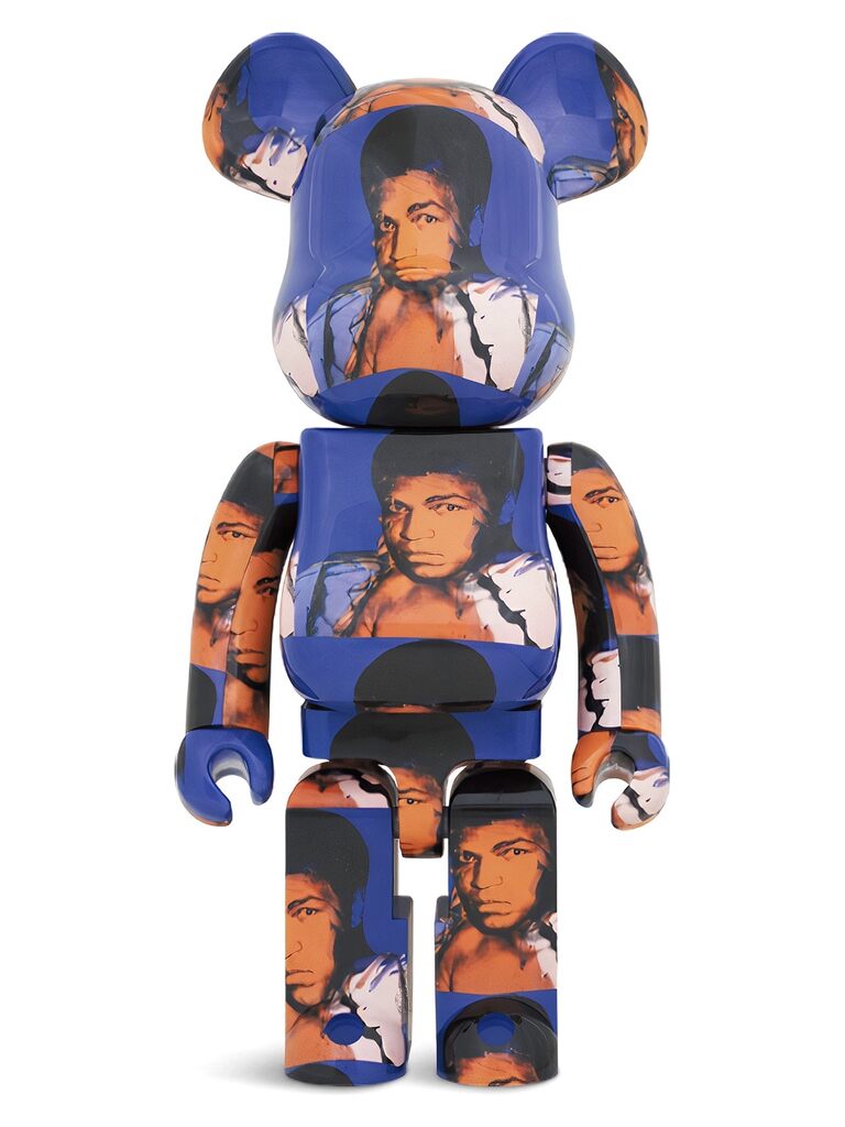 Andy Warhol, Andy Warhol Muhammad Ali 1000% Bearbrick (Warhol Be@rbrick), 2021