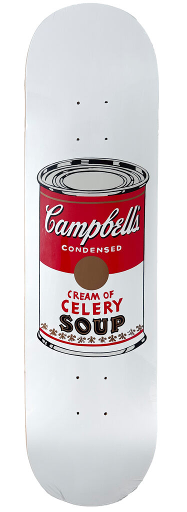 Campbell's Soup Skateboard Deck (White), image 1