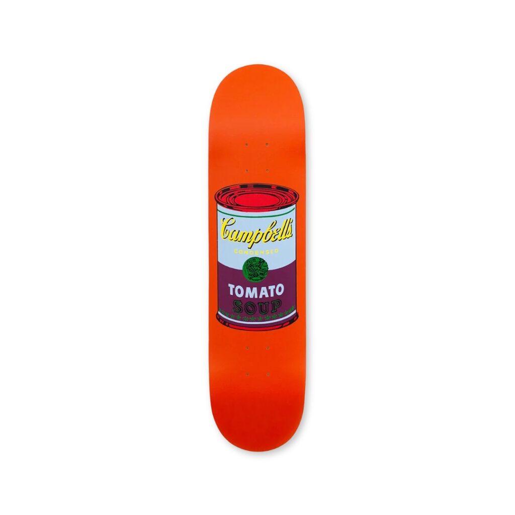 Andy Warhol, Colored Campbell's Soup (Purple) Skateboard Deck, 2017
