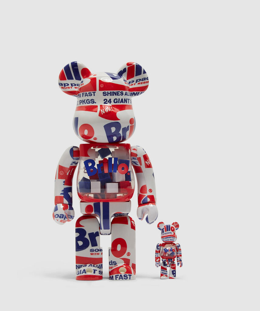 Andy Warhol, MEDICOM X BE@RBRICK ANDY WARHOL "BRILLO"  100% & 400%, 2022