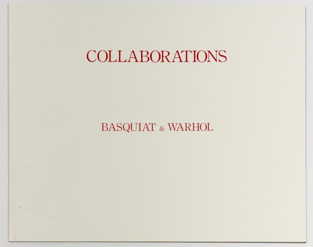 Andy Warhol, Basquiat Andy Warhol Collaborations catalog Akira Ikeda Gallery, 1986