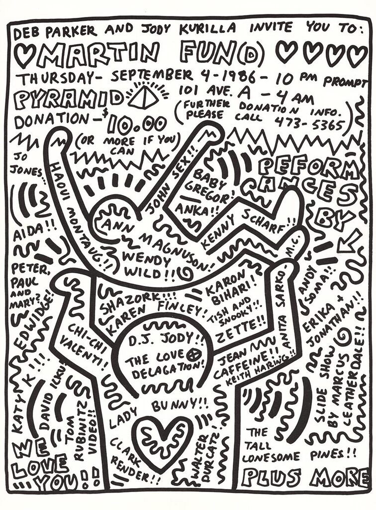 Keith Haring Andy Warhol 1986, image 1