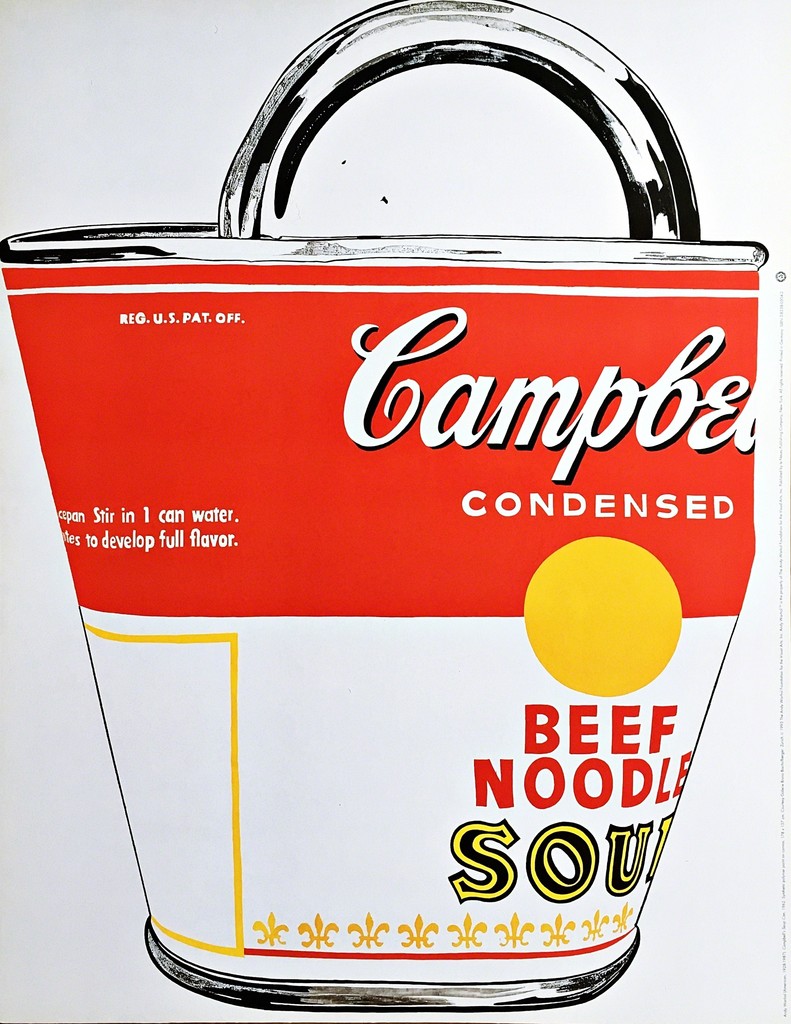 Andy Warhol, Campbell's Soup Can Poster, 1993