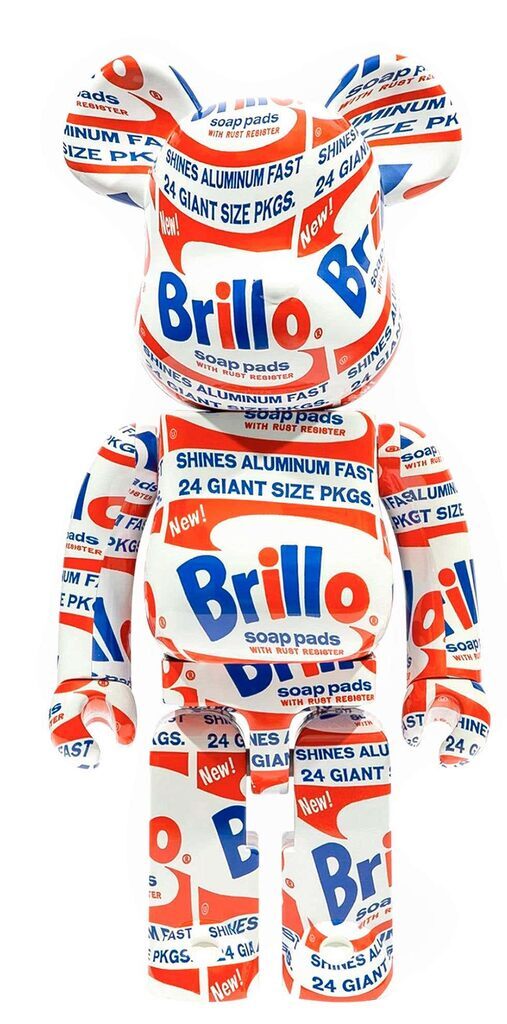 Andy Warhol Be@rbrick 1000% companion (Warhol Brillo Be@rbrick), image 1