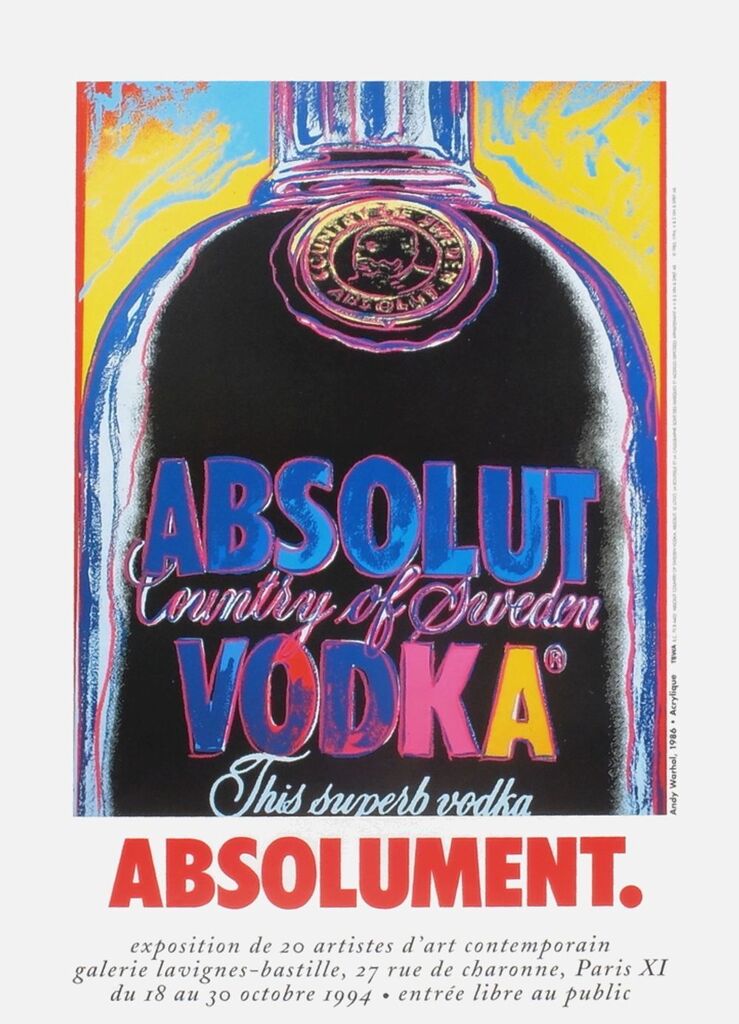 Andy Warhol, Absolut Vodka, 1994