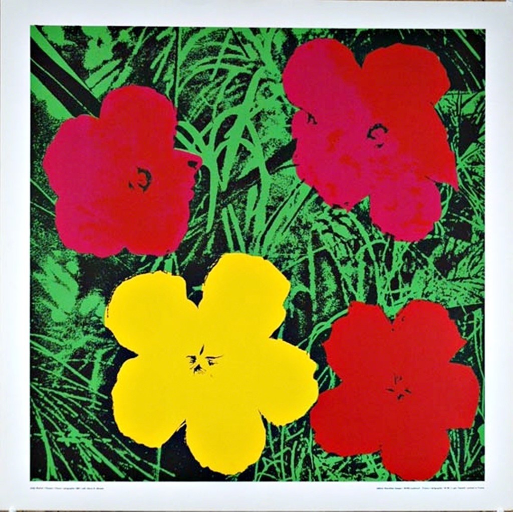 Andy Warhol, Andy Warhol - Flowers (Red & Yellow), ca. 1997
