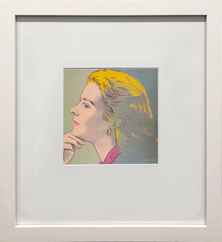 Andy Warhol, Portrait of Ingrid Bergman, 1983