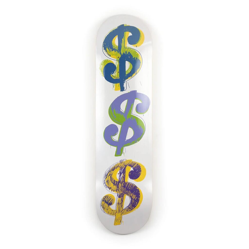 Andy Warhol, Dollar Skateboard Deck II, 2022