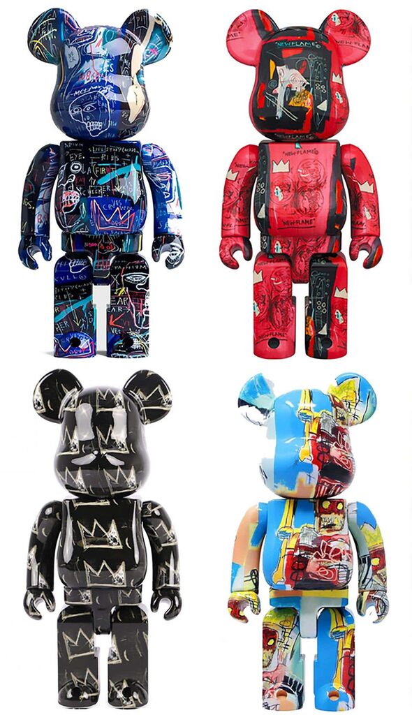 Andy Warhol, Basquiat Bearbrick 400% Companions set of 4 (Basquiat BE@RBRICK) c.2019-2021, ca. 2019-2021