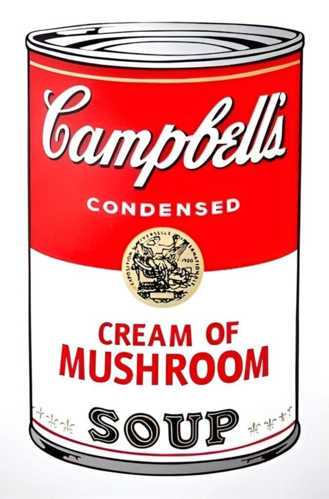Soup Can Series 1 Cream of Mushroom Soup, image 1