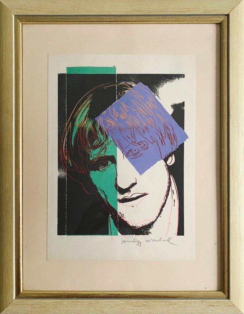Andy Warhol, Gérard Depardieu, 1986