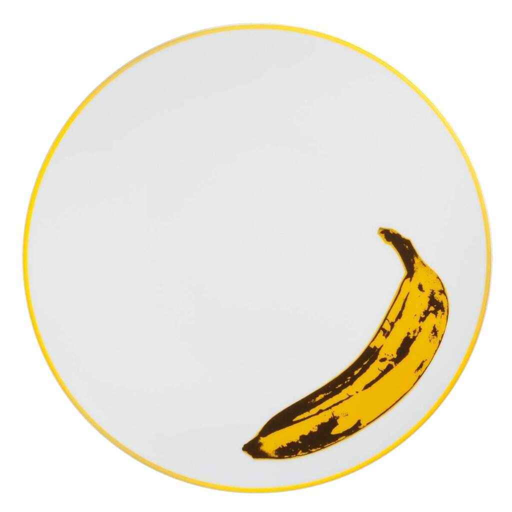 Andy Warhol, Andy Warhol "Banana" plate, 2021