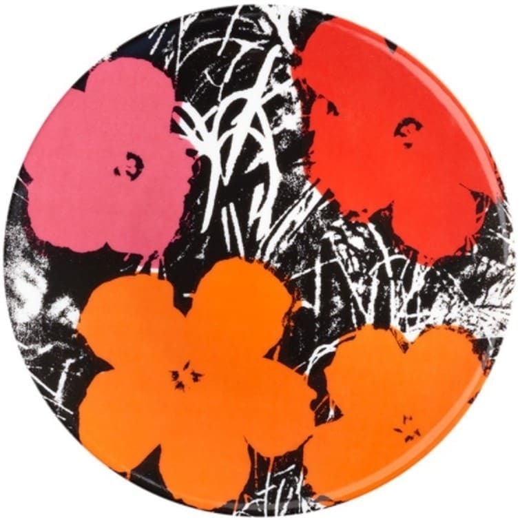 Andy Warhol, Andy Warhol "Flowers" plate, 2021