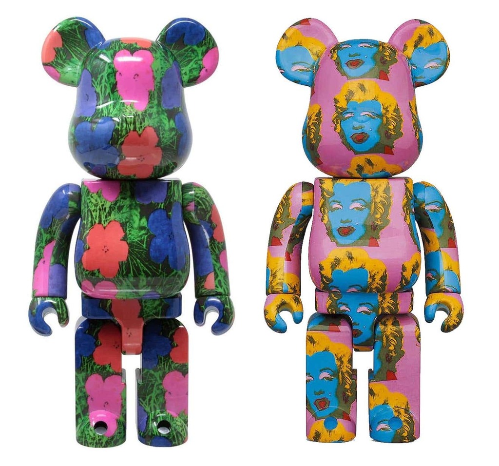 Andy Warhol, Andy Warhol Bearbrick 400% set of 2 works (Warhol BE@RBRICK), 2020-2021