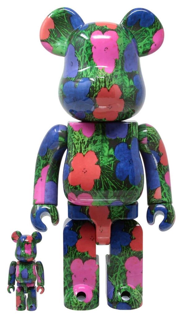 Andy Warhol, Andy Warhol Flowers Bearbrick 400% Companion (Warhol BE@RBRICK 400%) 2020, 2020