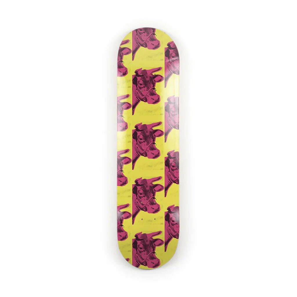 Andy Warhol, Cow Skateboard Deck, 2022