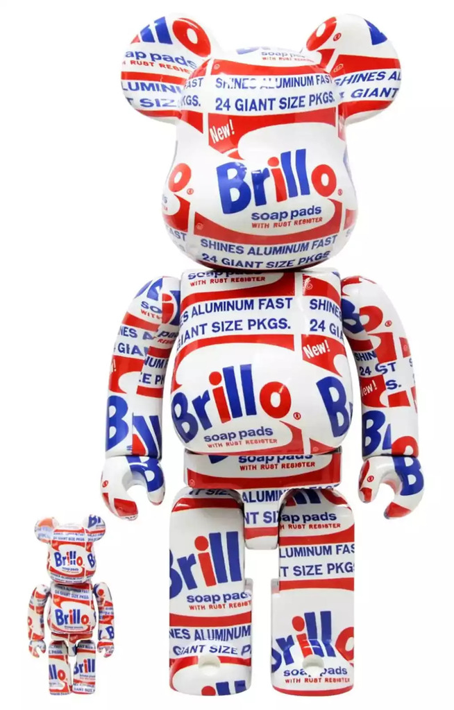 Andy Warhol, Andy Warhol Be@rbrick 400% (Warhol Brillo Be@rbrick), 2019, 2019