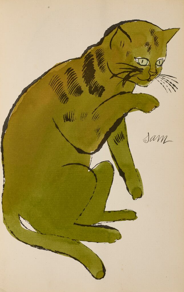 Andy Warhol, Sam Cat, 1954