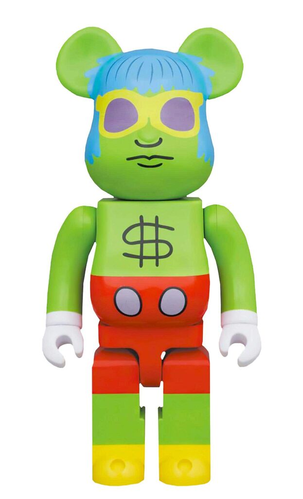 Andy Warhol, Keith Haring Andy Warhol Bearbrick 400% (Haring Warhol BE@RBRICK) 2022, 2022