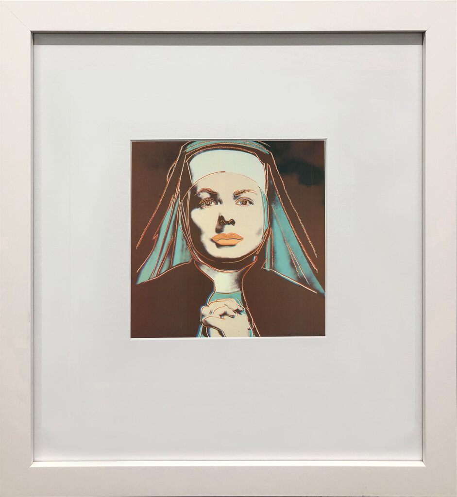 Andy Warhol, Portrait of Ingrid Bergman the Nun, 1983
