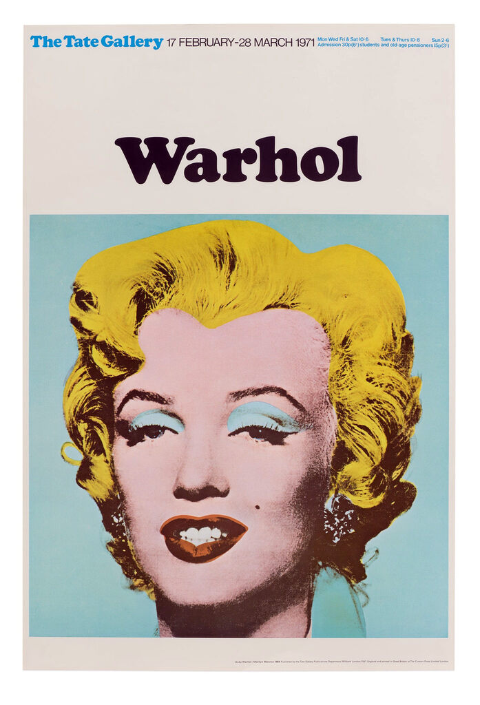 Andy Warhol Tate Modern poster 1971, image 1