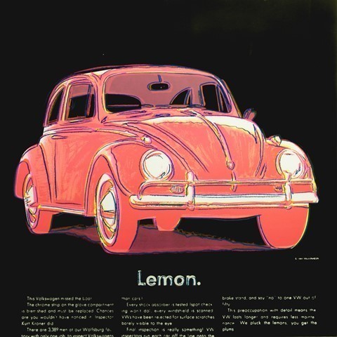 Andy Warhol, Volkswagen, 1985