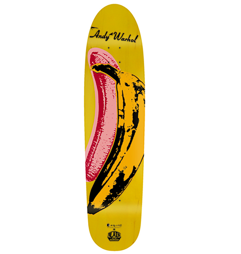 Andy Warhol Banana Skateboard Deck, image 1
