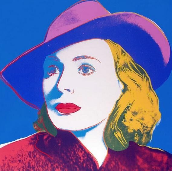 Andy Warhol, Ingrid Bergman With Hat (F. & S. II.315), 1983
