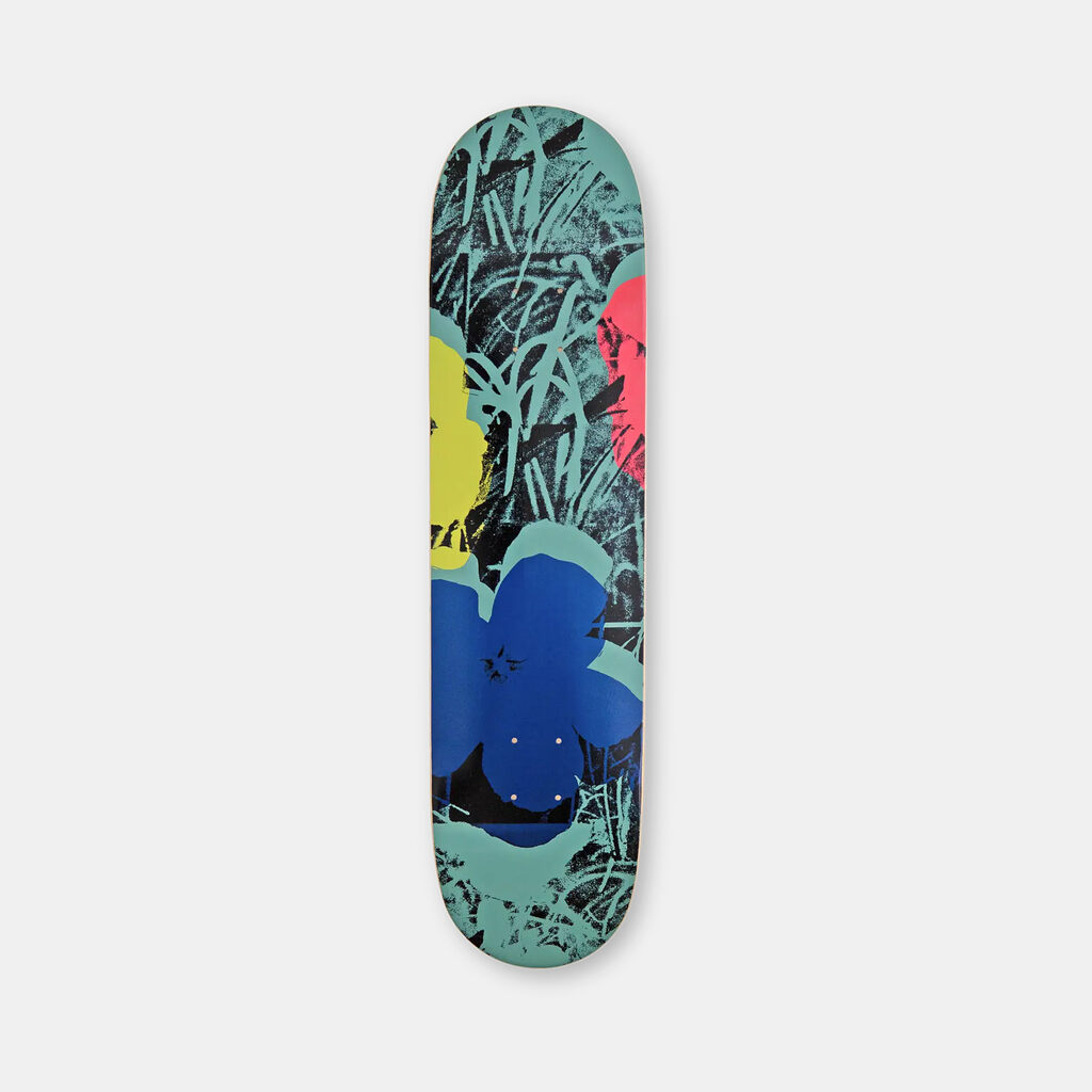 Andy Warhol, Flowers (Dusk) Skateboard Deck, 2026