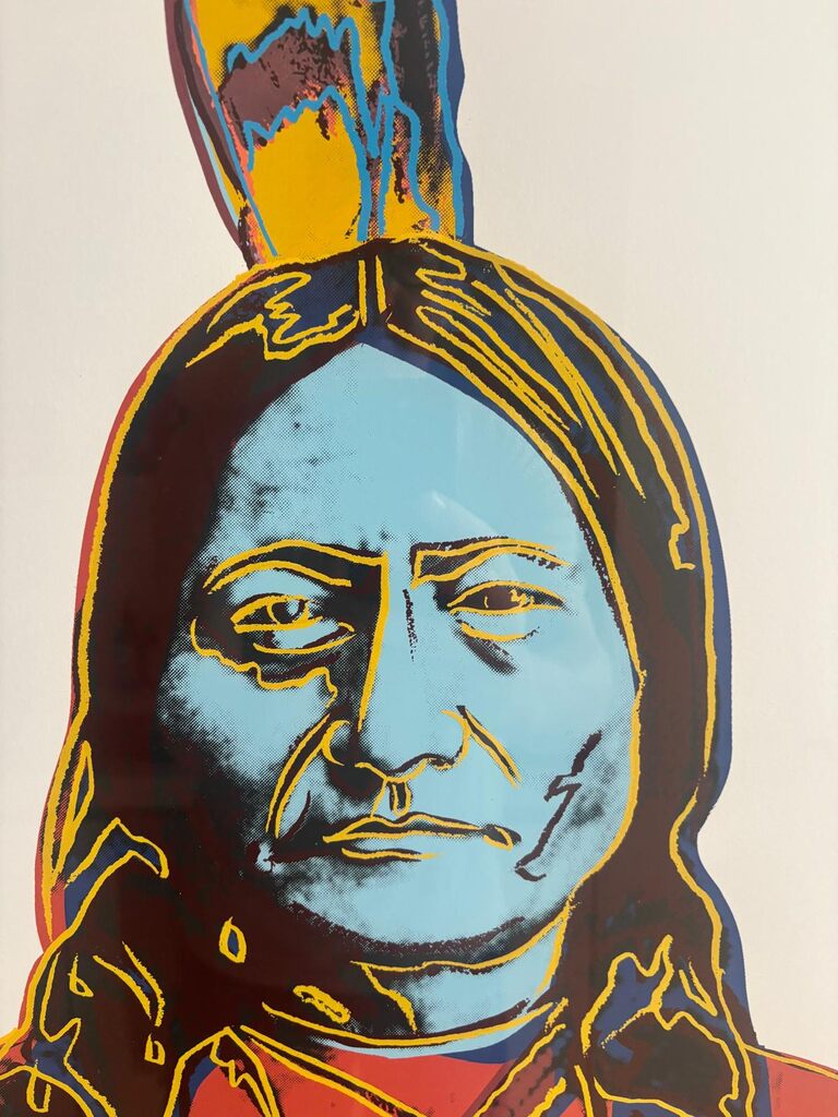 Andy Warhol, Sitting Bull, 1986