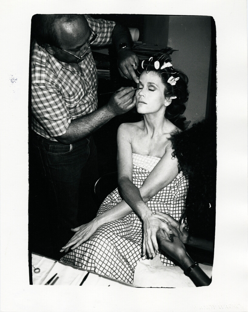 Jane Fonda in hair and makeup at The Factory, image 1
